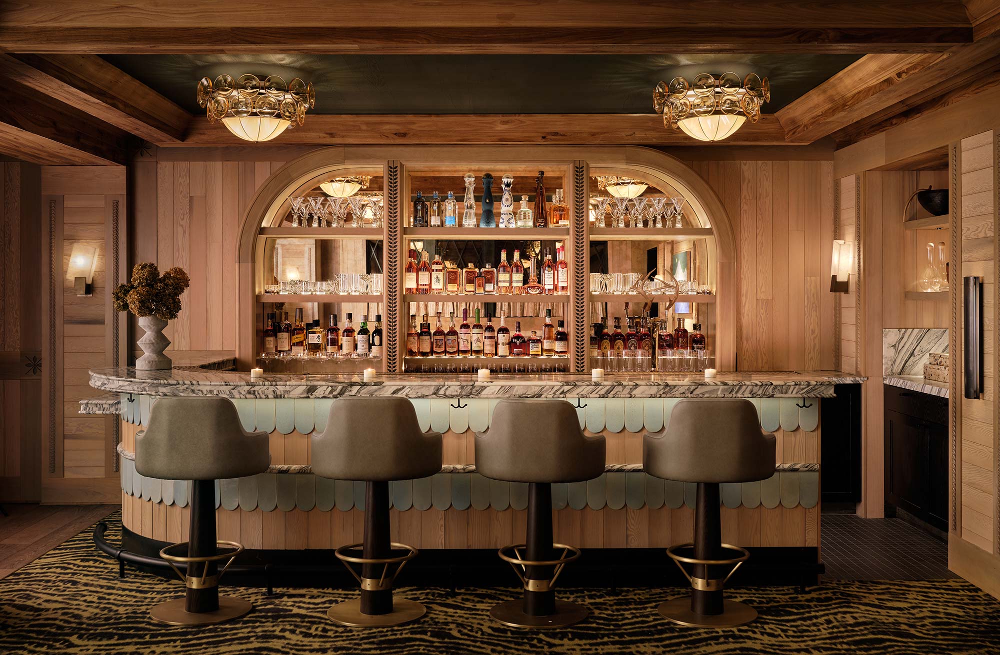 Rose Ink Workshop Makes The Exclusive Crest Club In Telluride Feel Warm And Welcoming